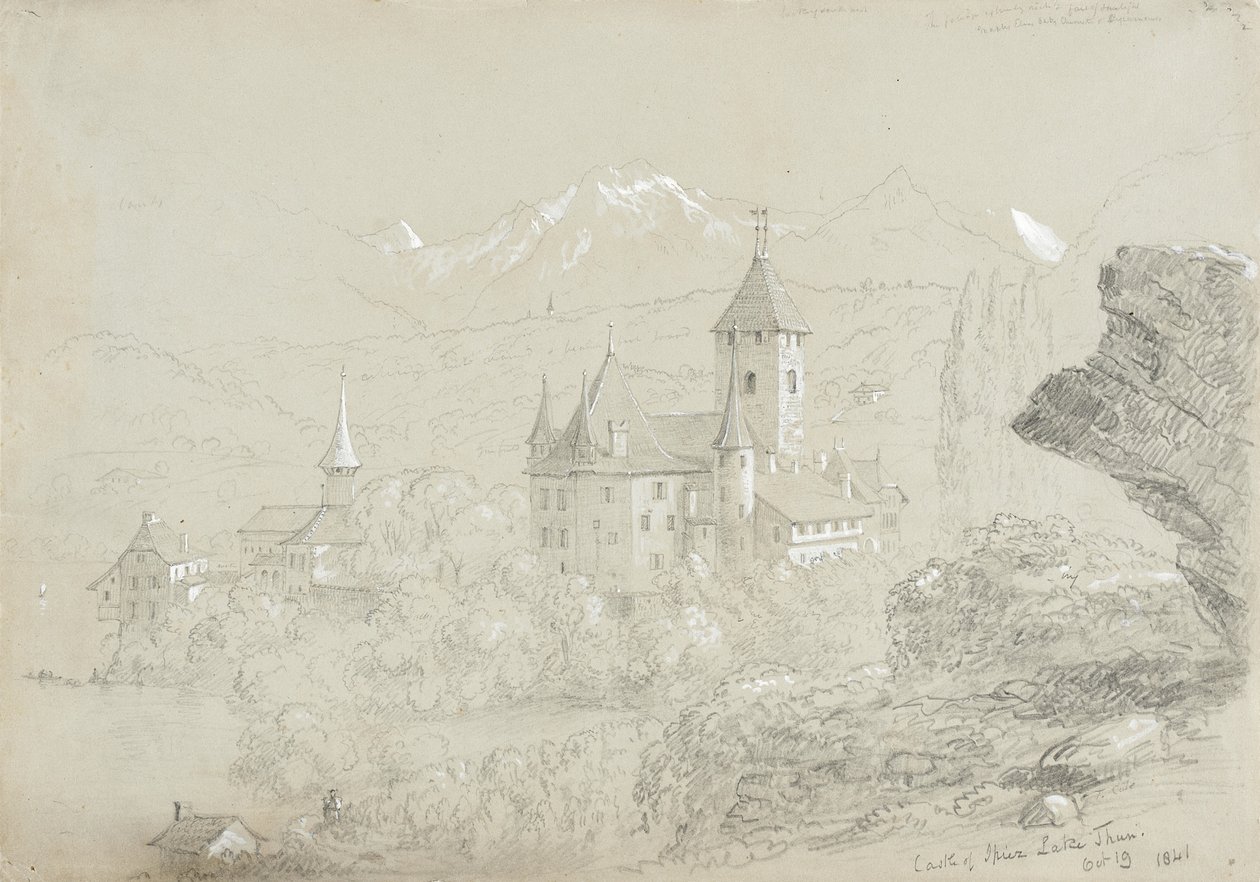 Castle of Spiez by Thomas Cole