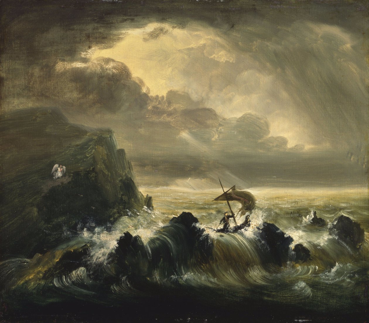 The Voyage of Life: Childhood (study) by Thomas Cole