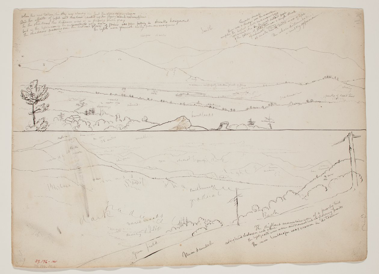 View Towards Ossipee Mountains by Thomas Cole