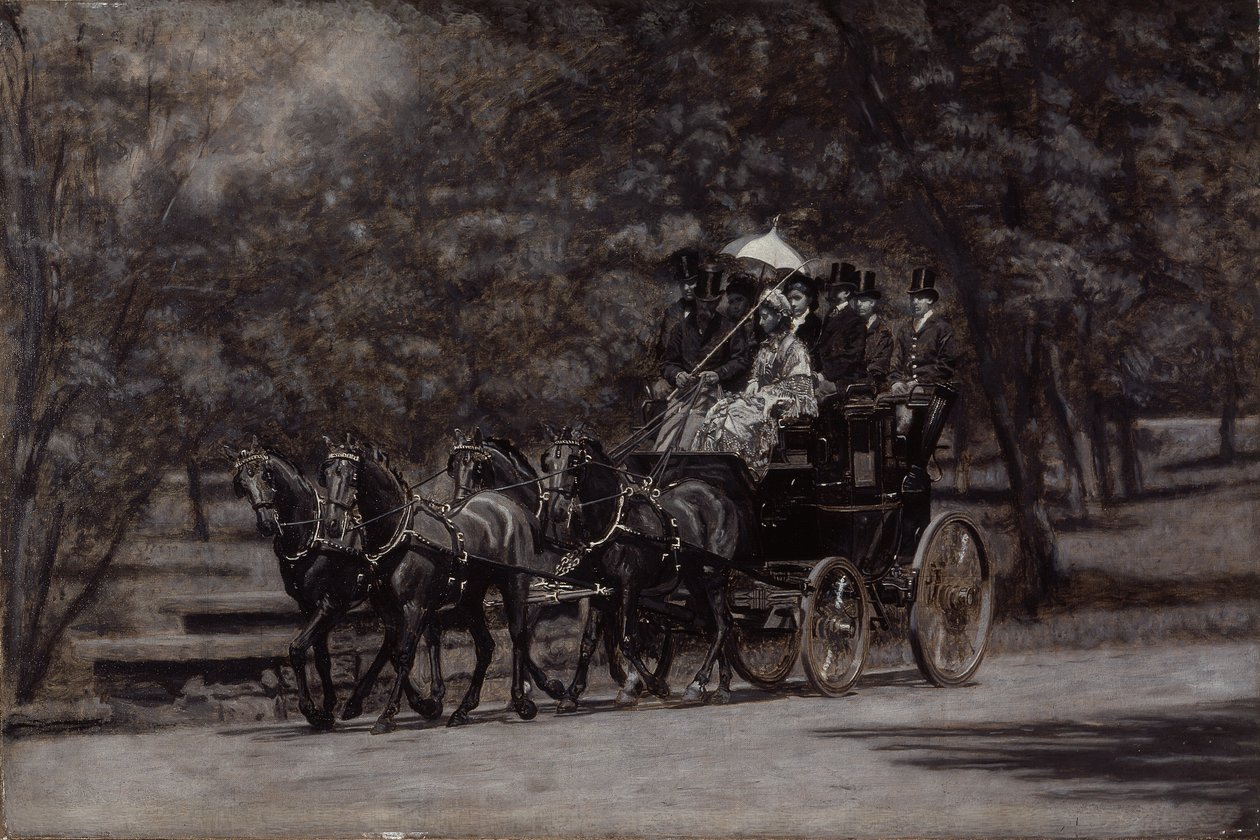 The Fairman Rogers Four-In-Hand (A May Morning in the Park) by Thomas Cowperthwait Eakins