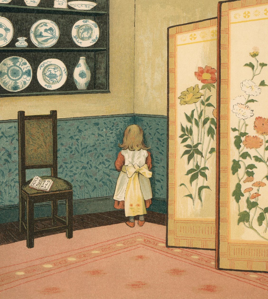 Home Life: Child in the Dunce Corner by Thomas Crane