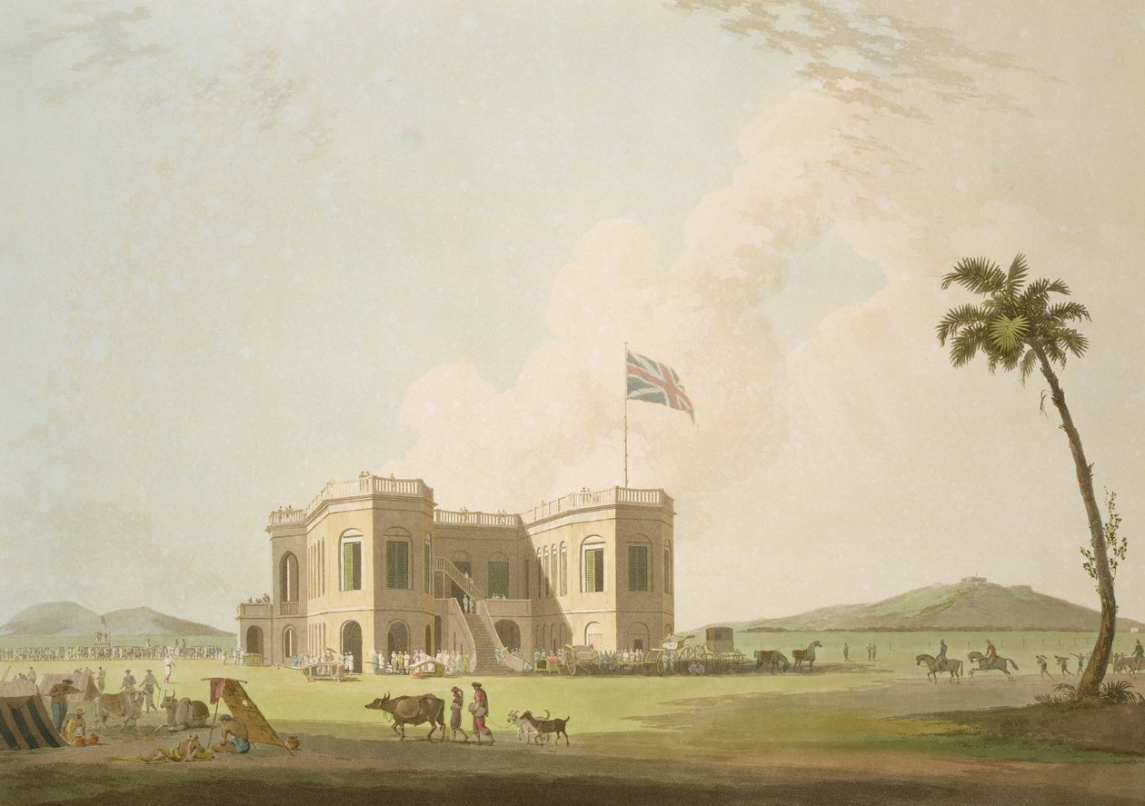 The Assembly Rooms on the Race Ground near Madras, plate 37 from 