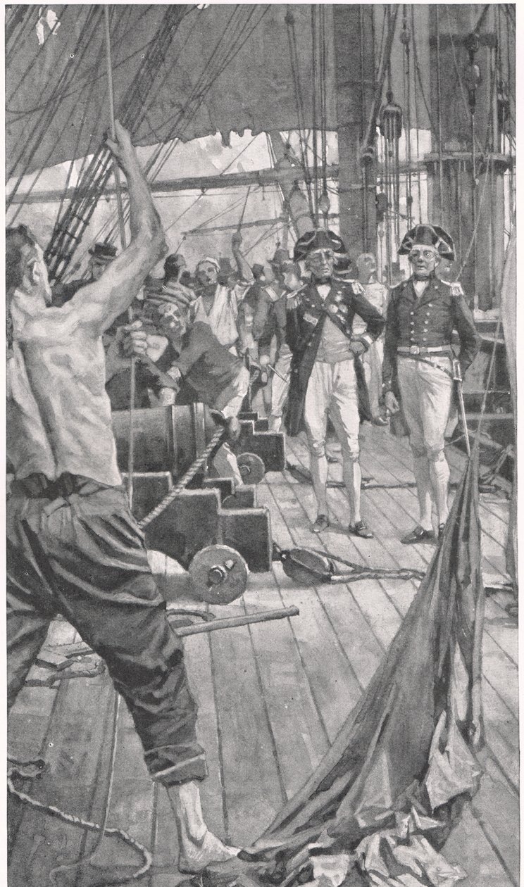Hoisting the Famous Signal (illustration from 