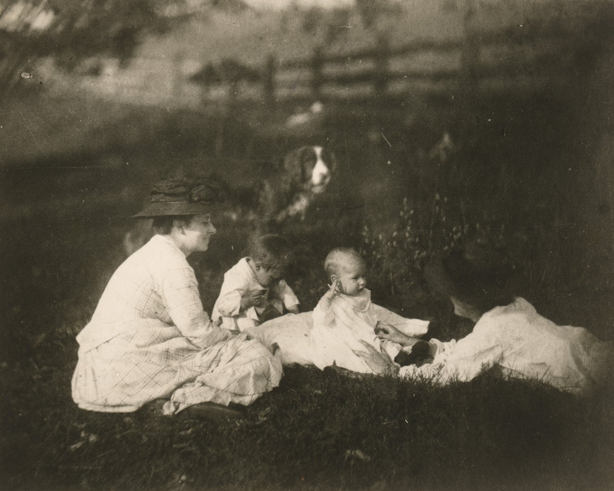 [Frances, Artie and Tom Crowell and Susan Macdowell in Avondale, PA.] by Thomas Eakins