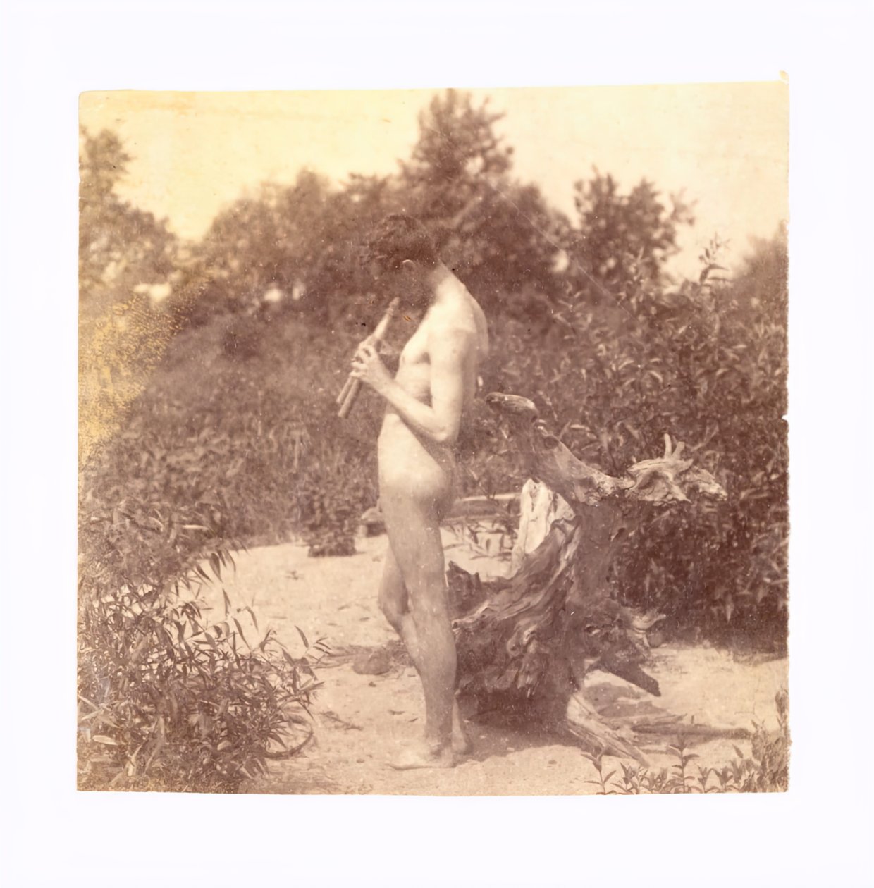 Standing Piper Study for Arcadia by Thomas Eakins