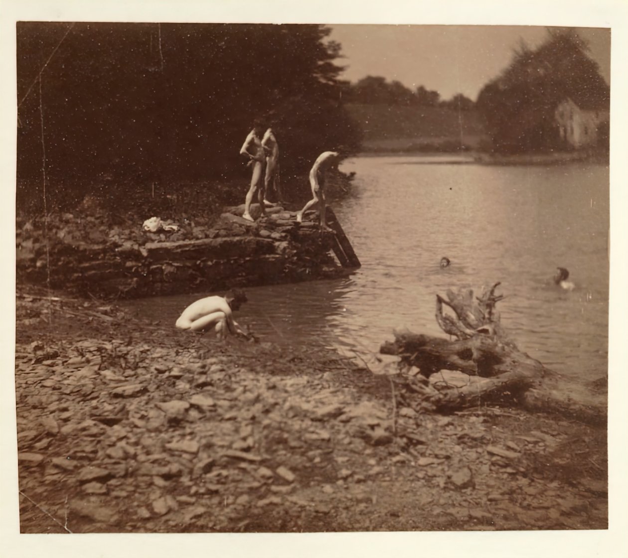 Study for Swimming by Thomas Eakins