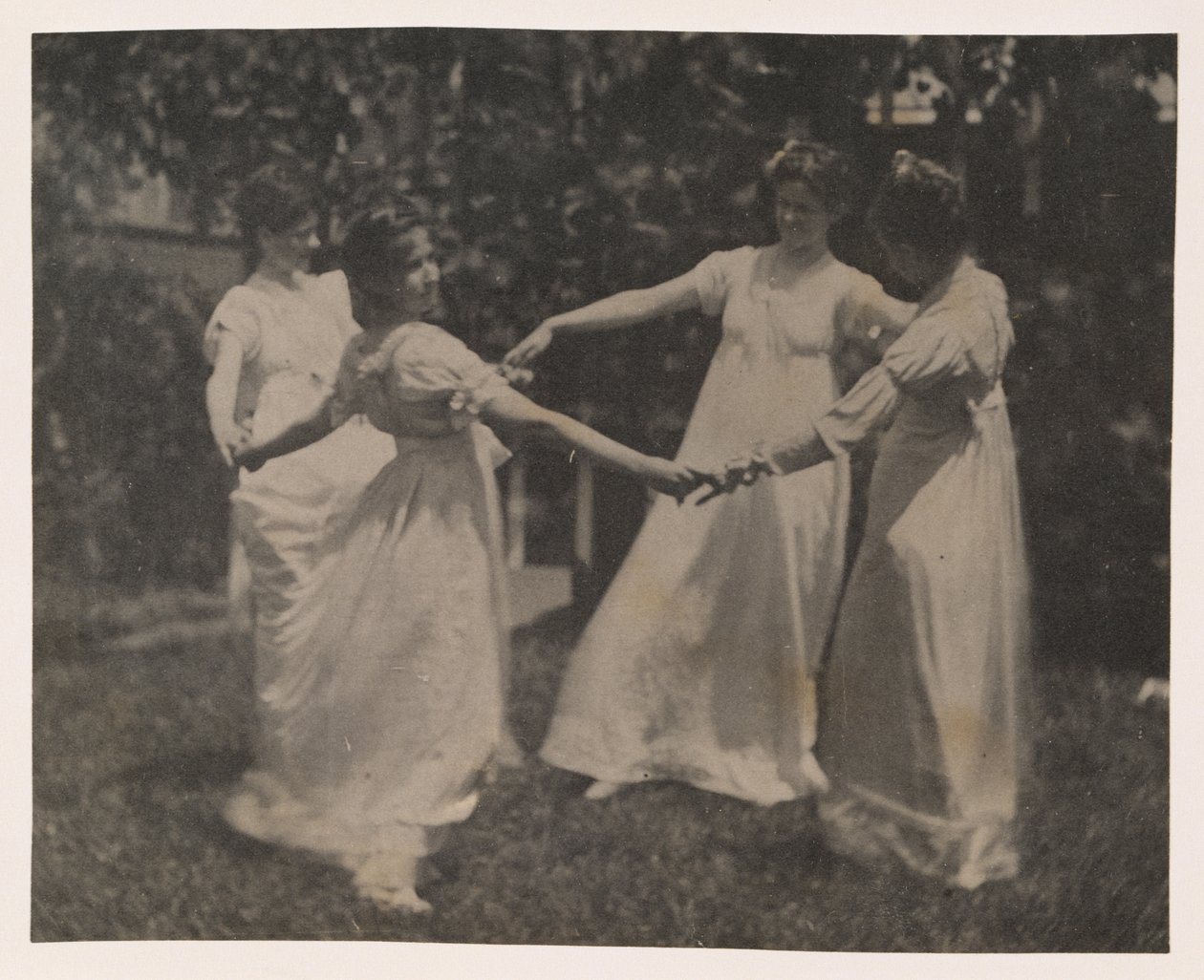 Susan Hannah Macdowell, Unidentified Girl, Elizabeth Macdowell, and Possibly Mary Macdowell at the Macdowell House by Thomas Eakins