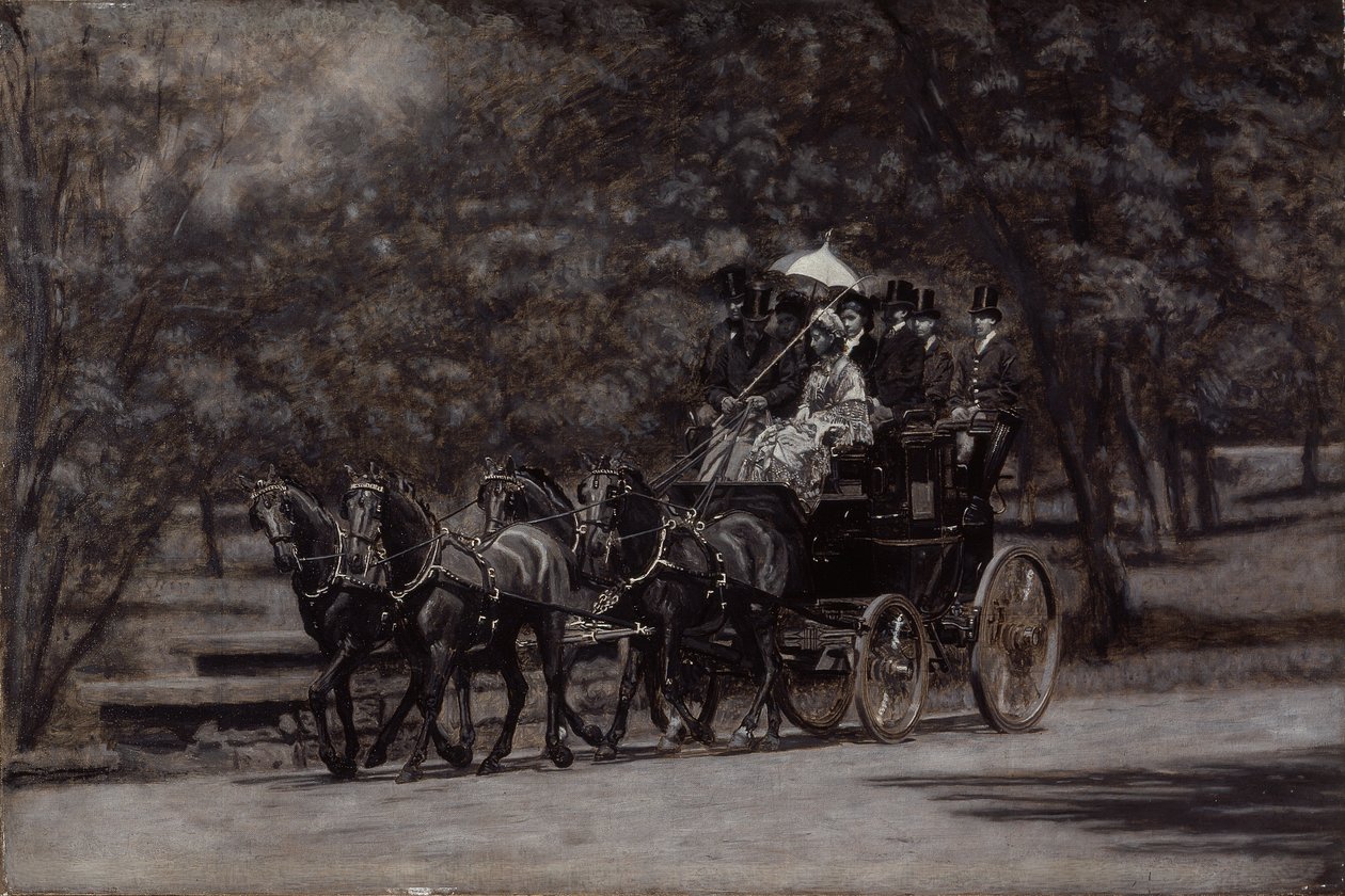 The Fairman Rogers Four-In-Hand (A May Morning in the Park) by Thomas Eakins