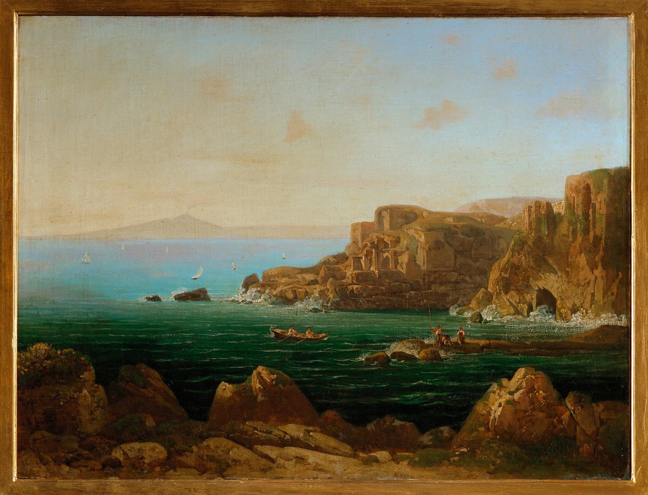 The Gulf of Sorrento, Italy by Thomas Ender