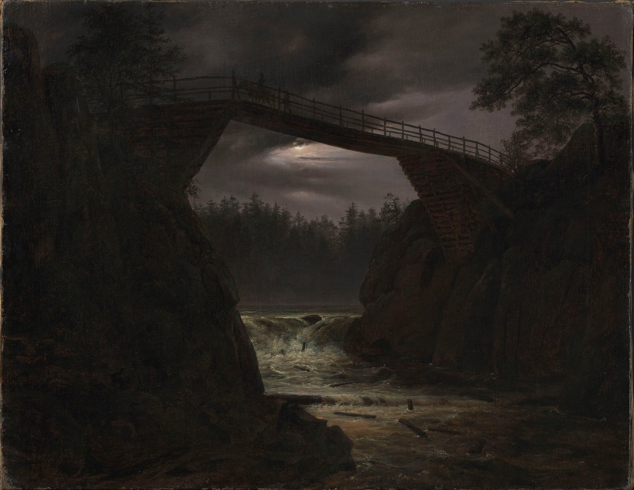 The Bridge of Hauge outside Arendal by Thomas Fearnley