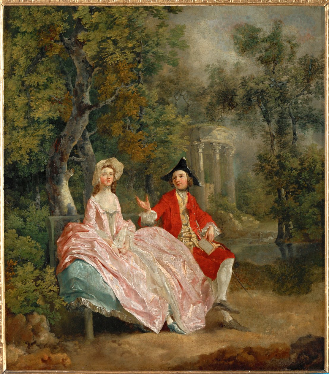 Conversation in a Park: The Artist and His Wife Margaret by Thomas Gainsborough