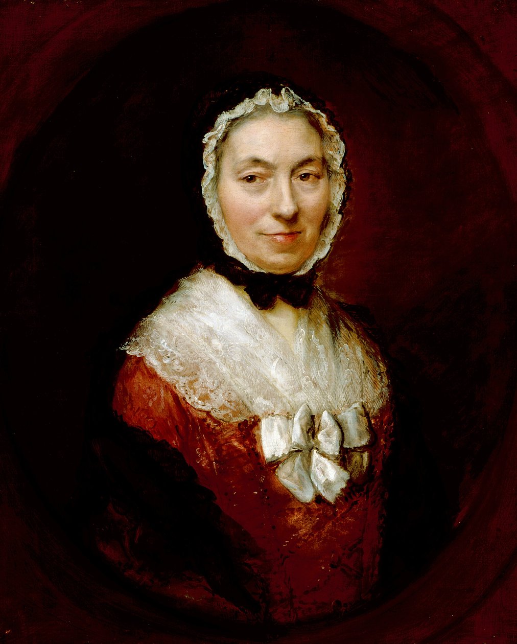 Lady In A Mob Cap by Thomas Gainsborough