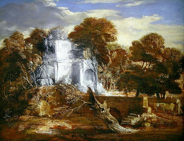 Landscape with a Figure and Cattle by Thomas Gainsborough