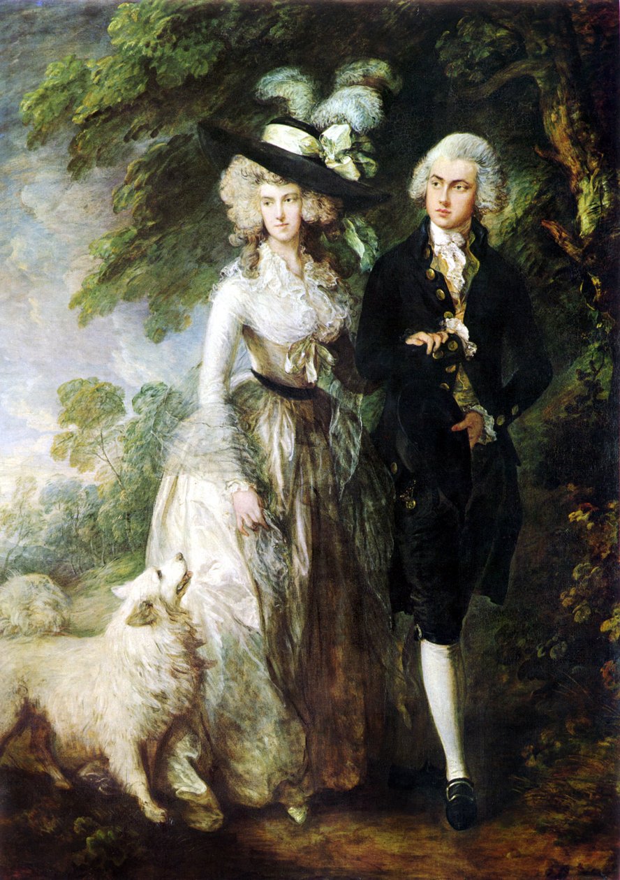 Mr and Mrs William Hallett (The Morning Walk) by Thomas Gainsborough