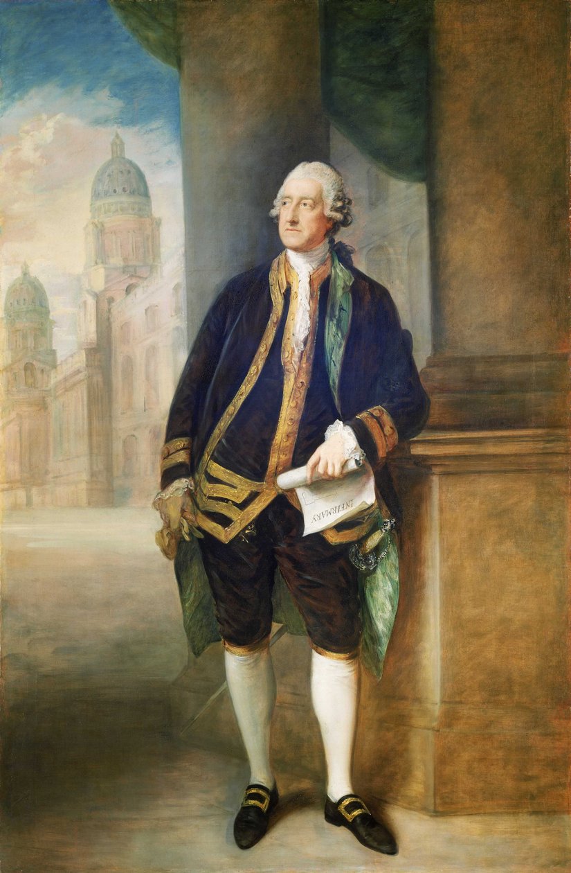 Portrait of John Montagu, 4th Earl of Sandwich by Thomas Gainsborough