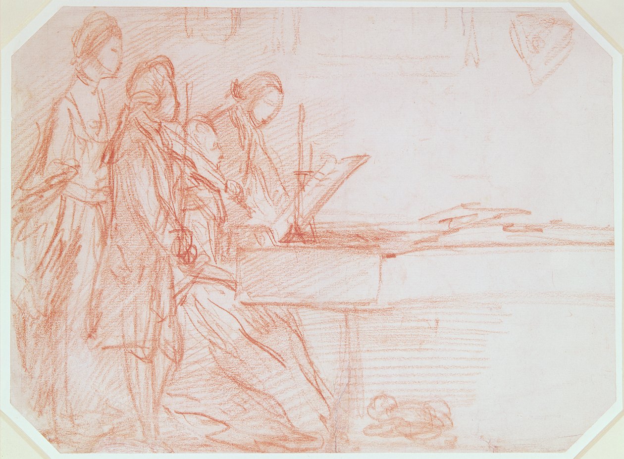 Study for a Group Portrait of a Musical Party by Thomas Gainsborough