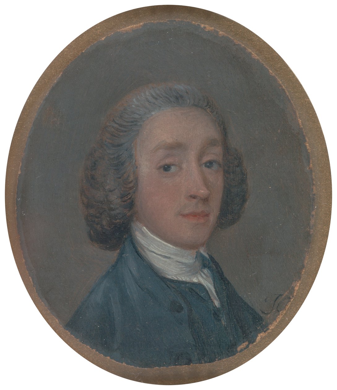 Portrait of a Young Man with Powdered Hair by Thomas Gainsborough RA