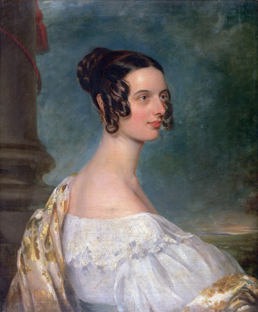 Catherine Gandy, née Hyde, c.1837-38 by Thomas Gandy