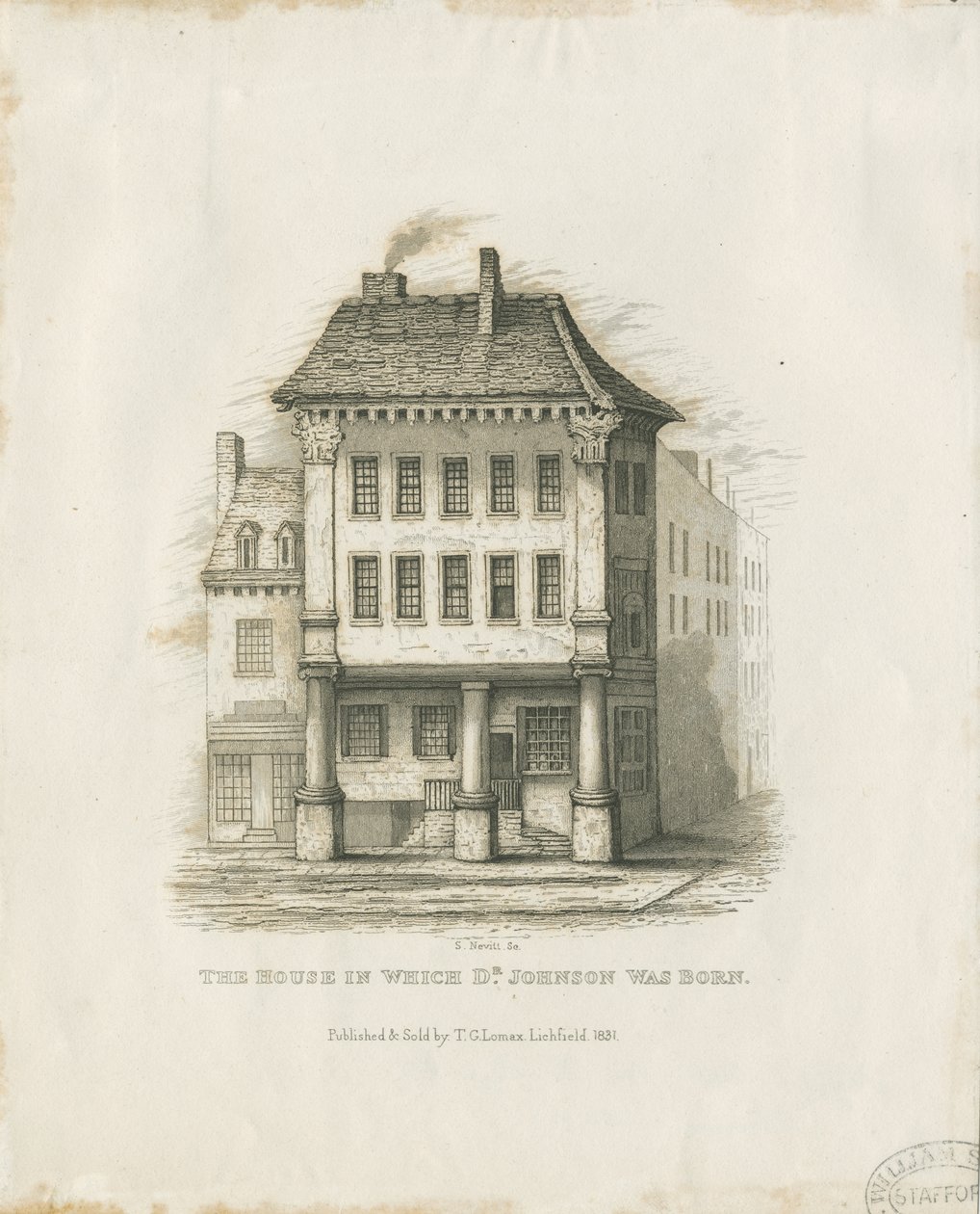 Lichfield - Birth-place of Dr. Johnson by Thomas George Lomax
