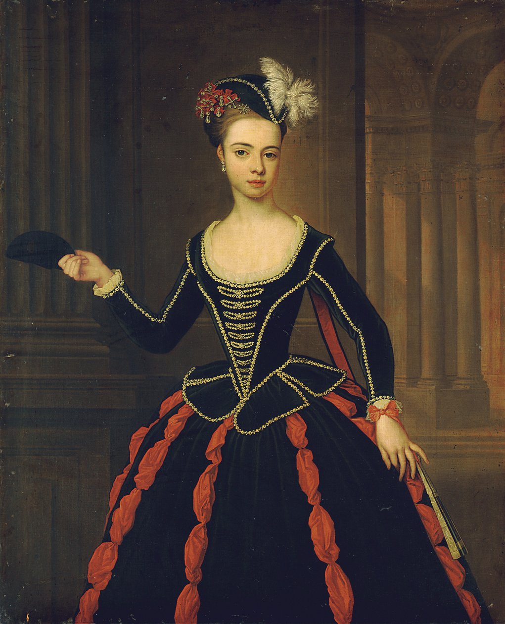 Portrait of the Hon. Mrs. William Townshend by Thomas Gibson