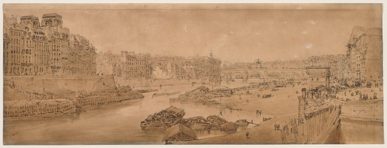 A Selection of Twenty of the Most Picturesque Views in Paris, 1802 by Thomas Girtin