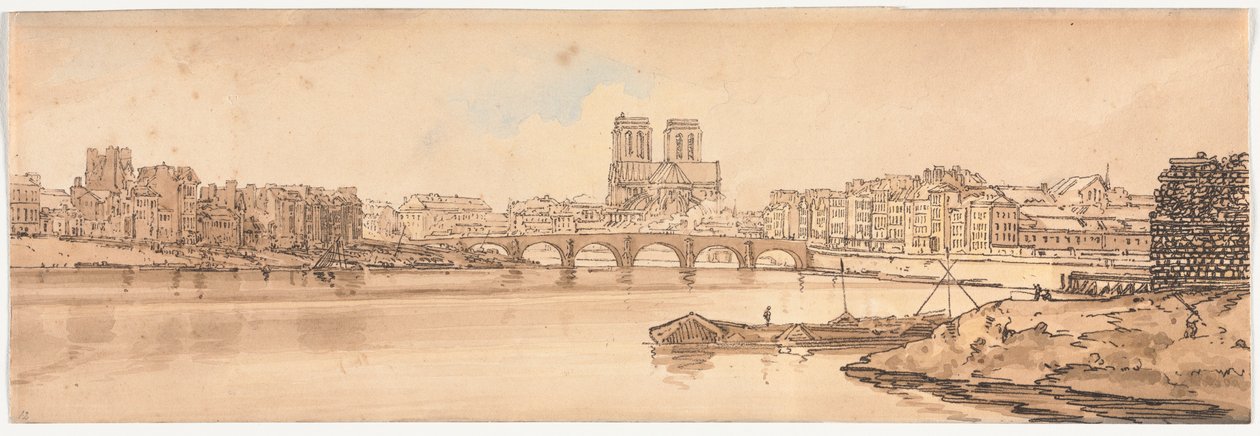 A Selection of Twenty of the Most Picturesque Views in Paris, 1802 by Thomas Girtin