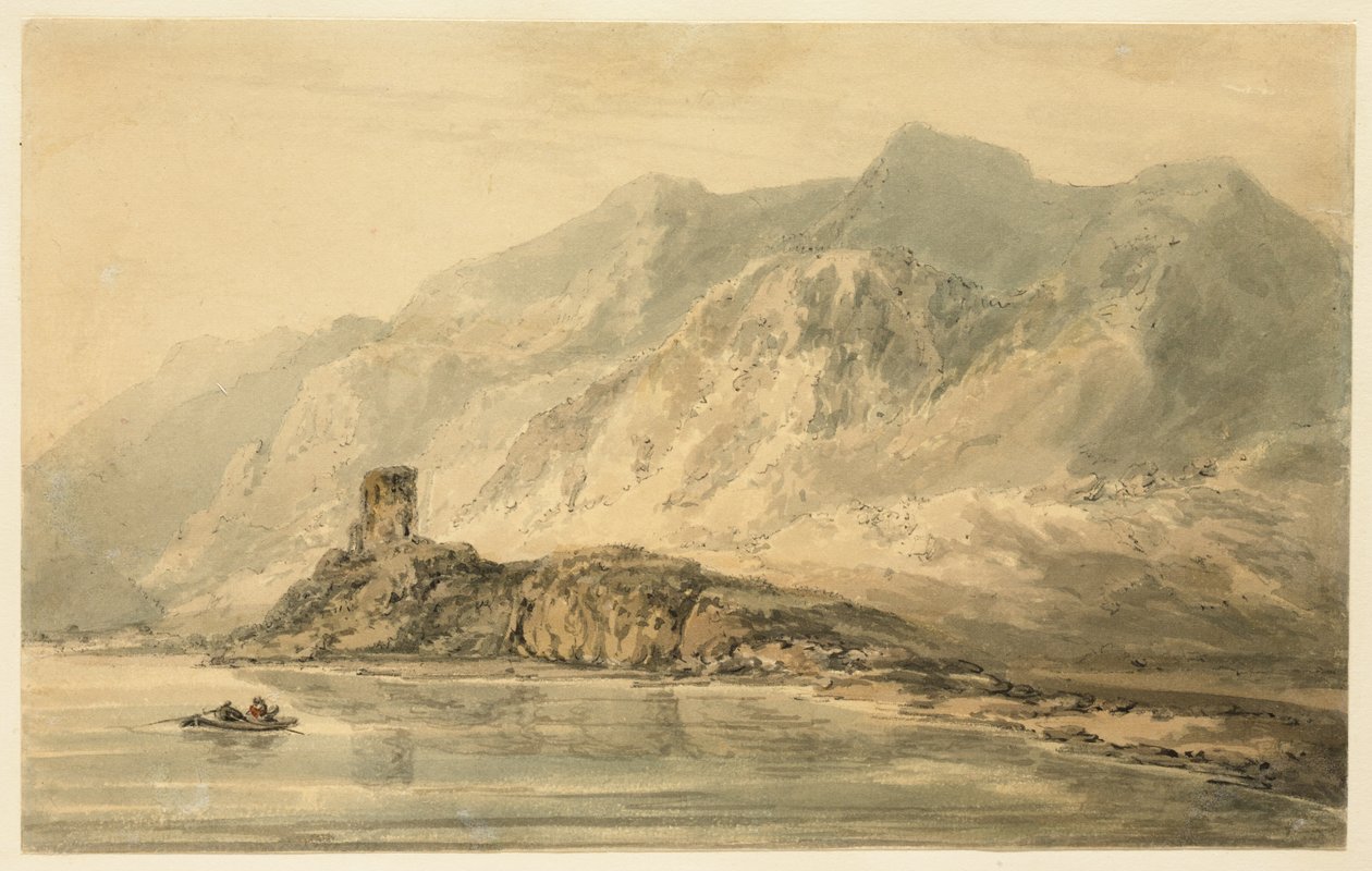 Dolbadarn Castle by Thomas Girtin