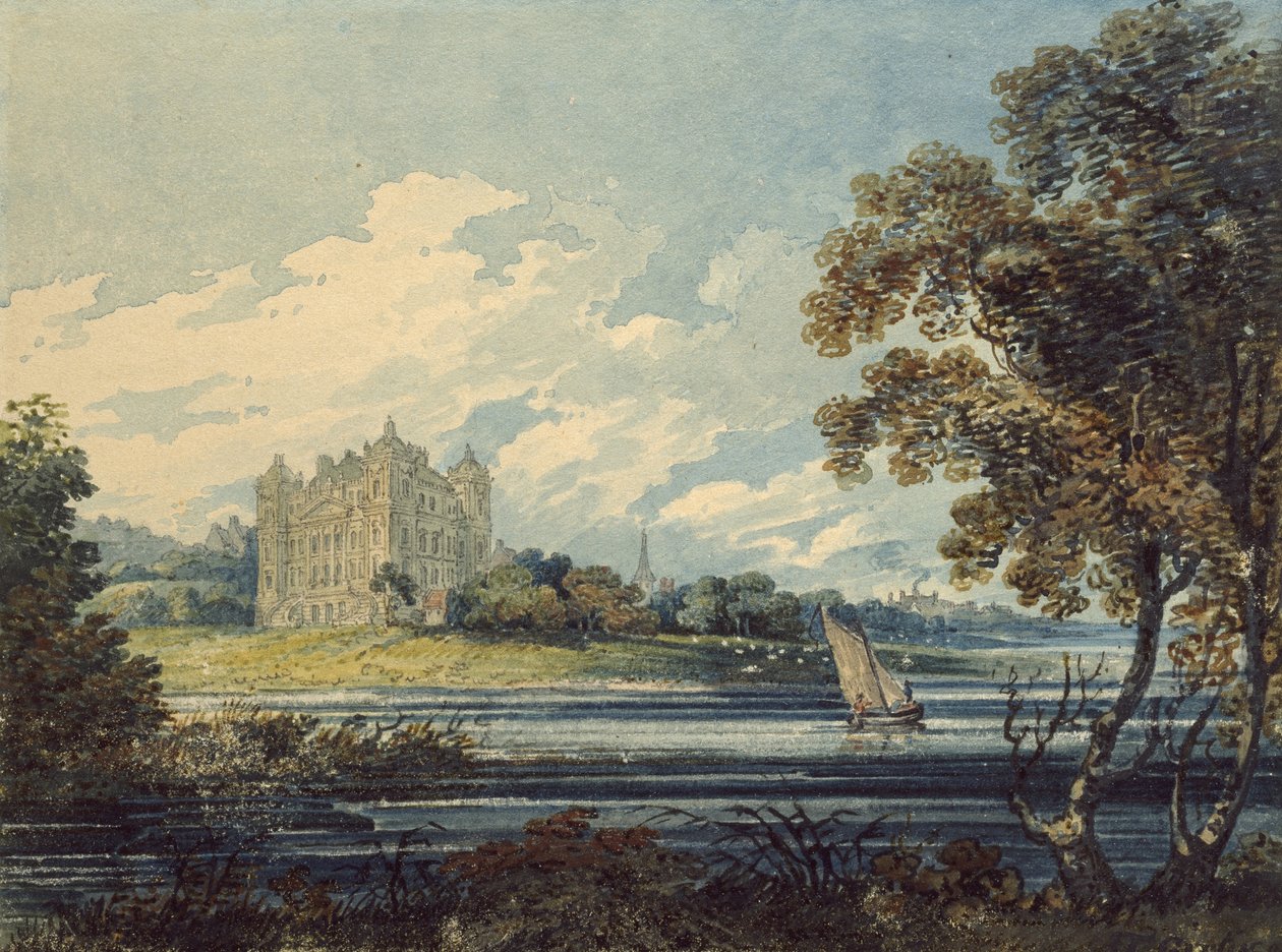 Duff House, Banff, 1794 by Thomas Girtin