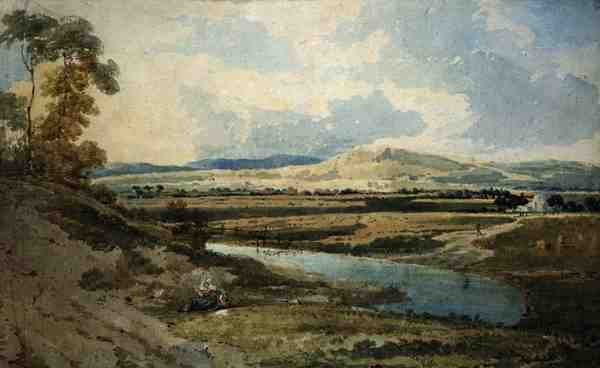 View near Bromley, Kent by Thomas Girtin