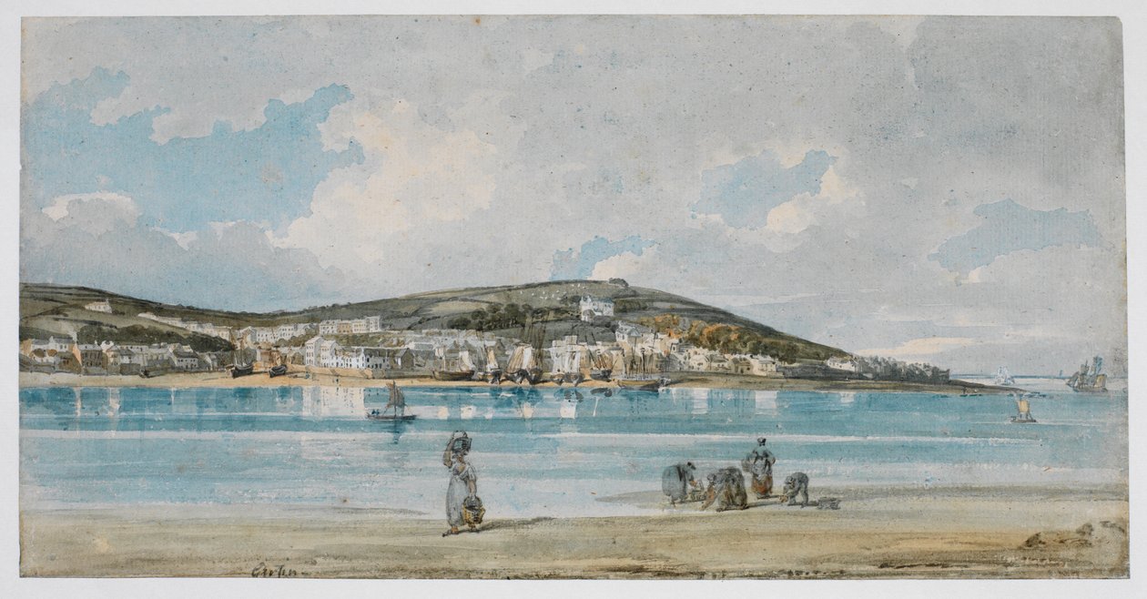 View of Appledore, North Devon, from Instow Sands by Thomas Girtin