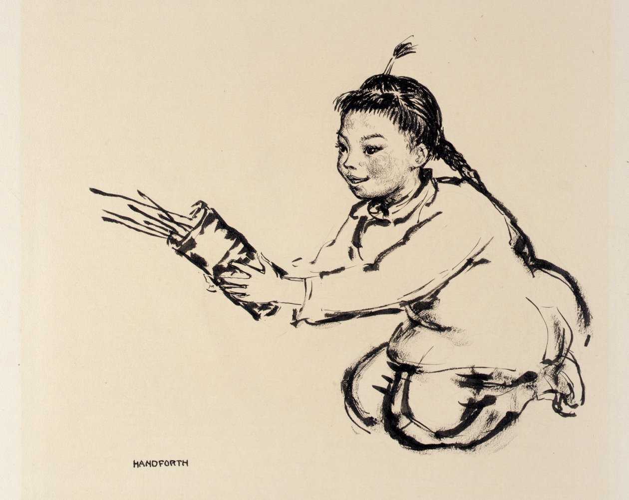 Chinese Girl by Thomas Handforth