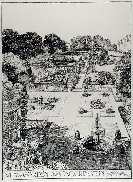 View of Garden, Broad Oak, Accrington, from 