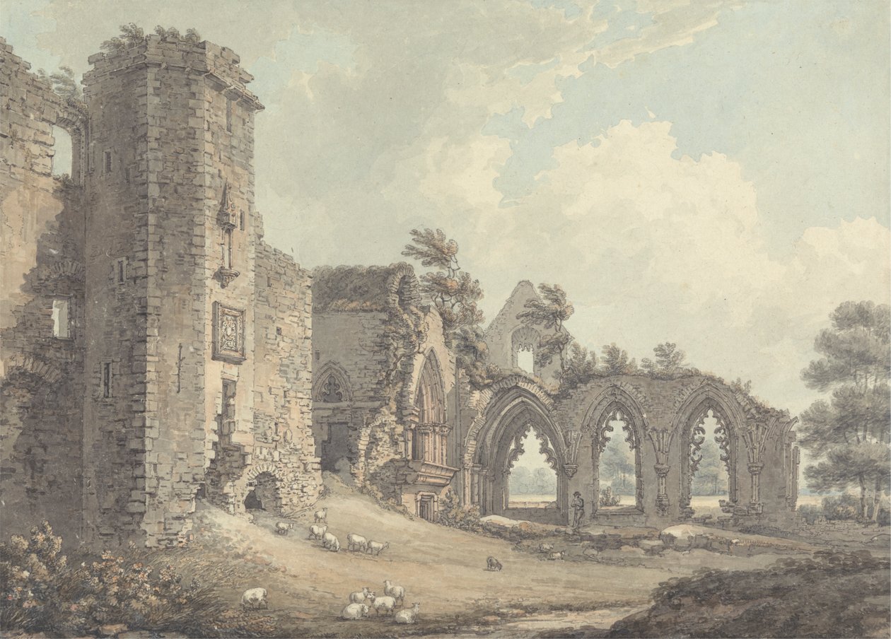 The Ruins of the College of Lincluden, Near Dumfries by Thomas Hearne