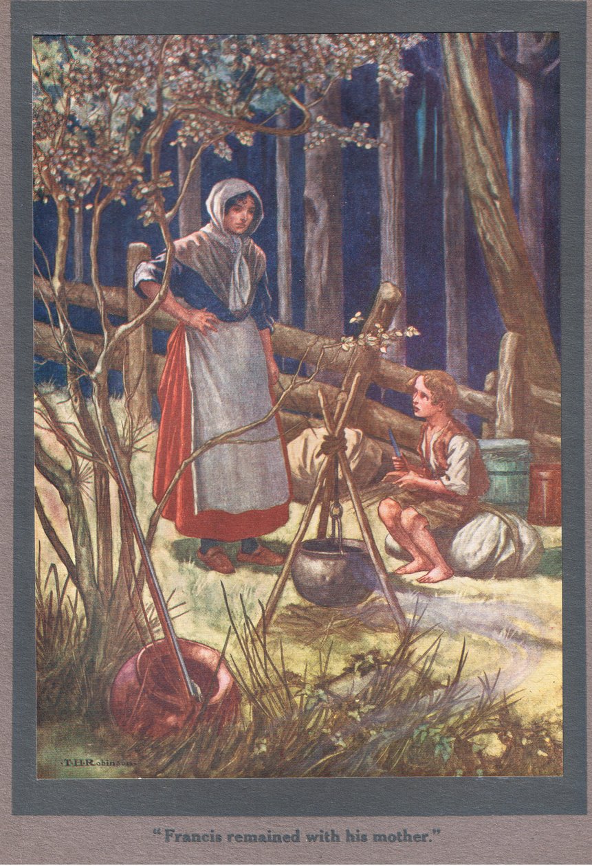 Francis Remained with His Mother by Thomas Heath Robinson