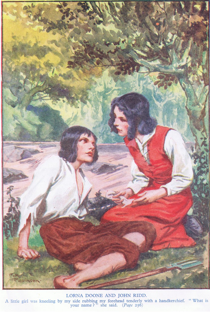 Lorna Doone and John Ridd by Thomas Heath Robinson