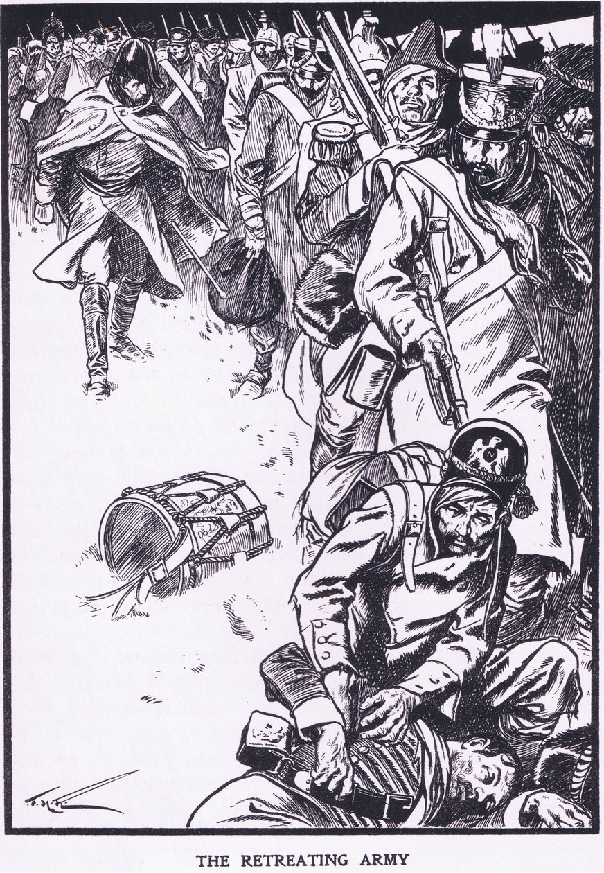 The Retreating Army by Thomas Heath Robinson