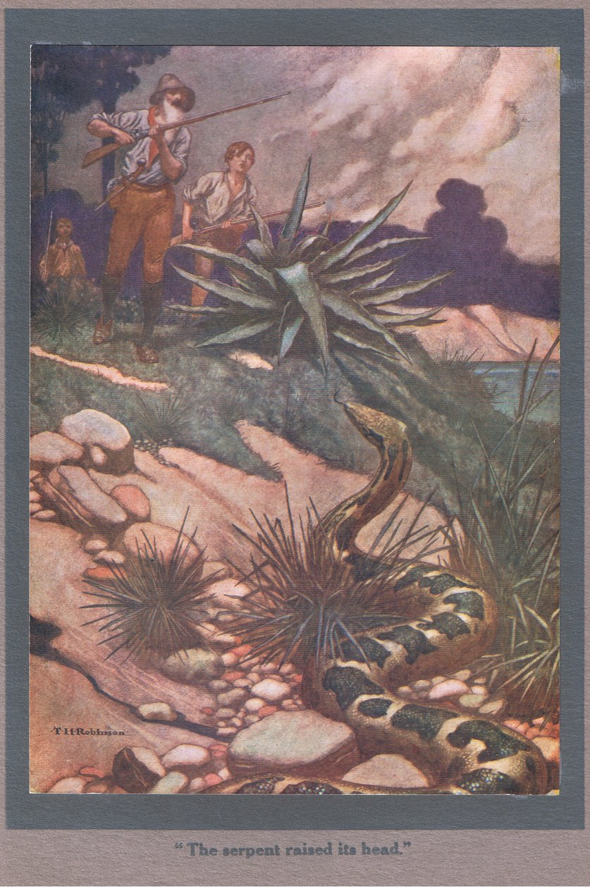 The Serpent Raised Its Head by Thomas Heath Robinson