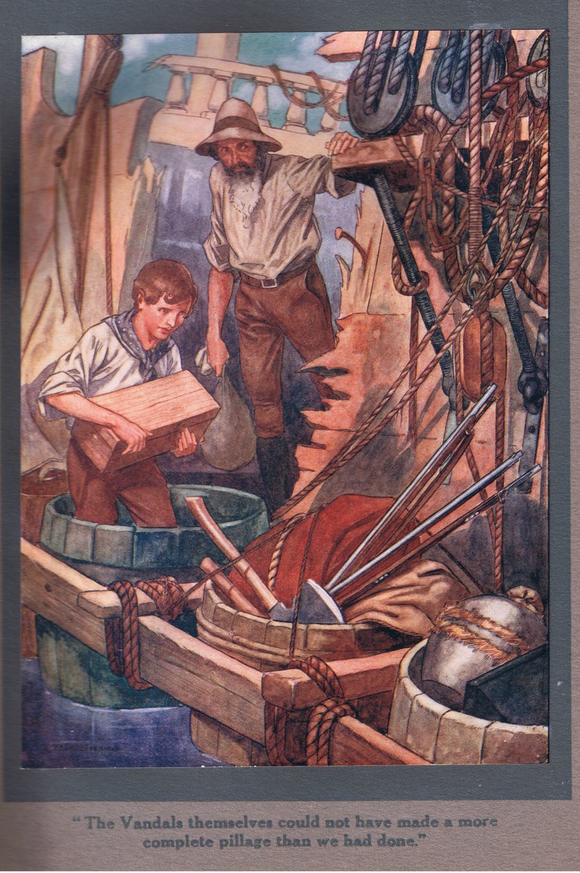 The Vandals Themselves Could Not Have Made a More Complete Pillage Than We Had Done by Thomas Heath Robinson