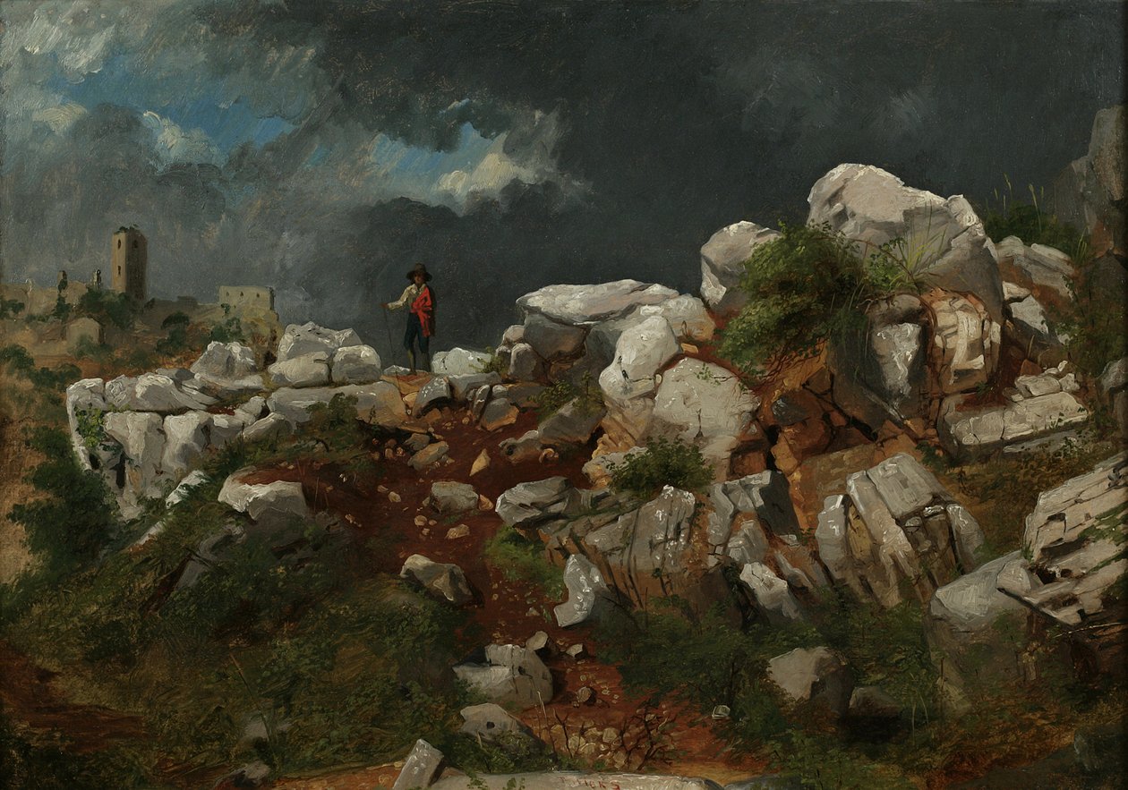 Italian Landscape by Thomas Hicks