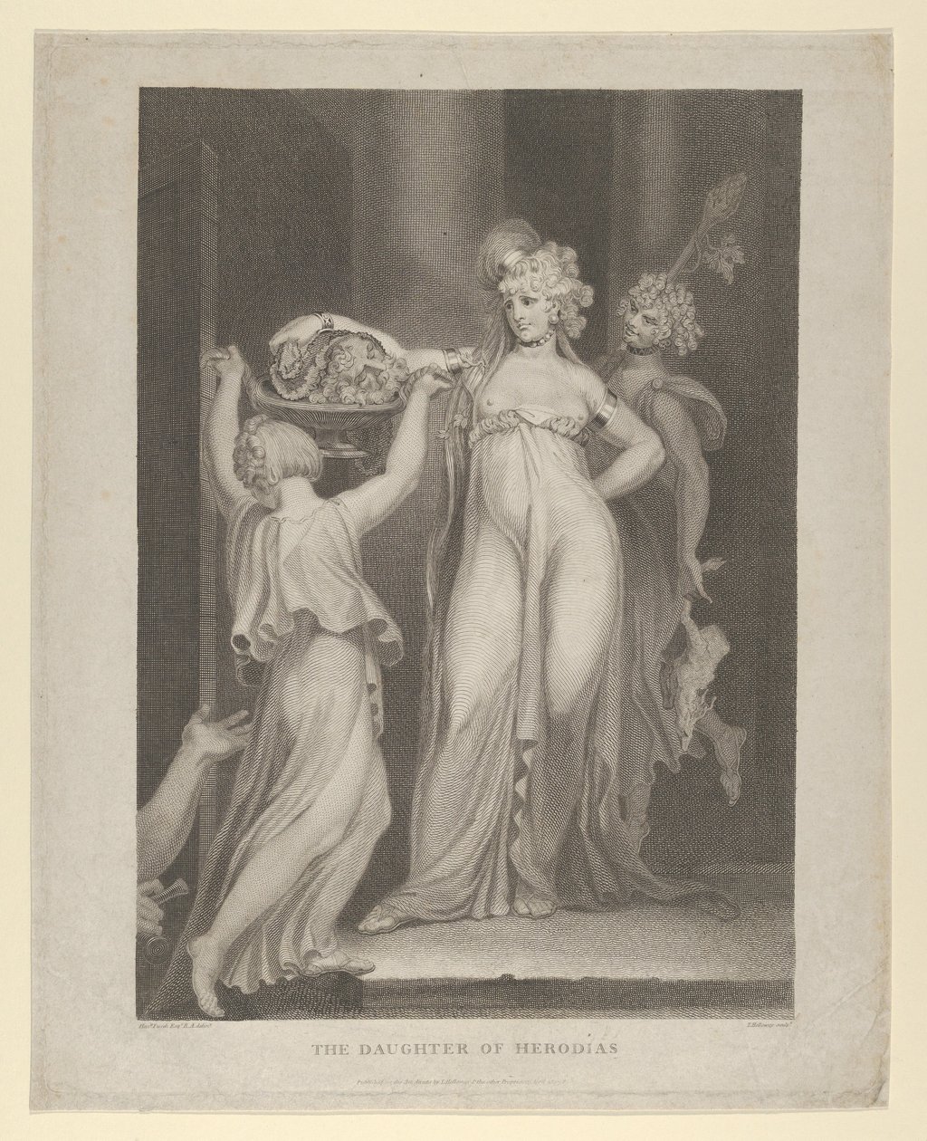 The Daughter of Herodias Salome Receiving the Head of John the Baptist by Thomas Holloway