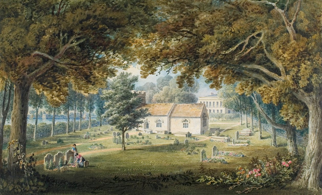 Briton Ferry, Churchyard by Thomas Hornor
