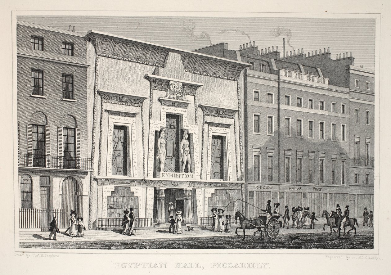 Egyptian Hall, Piccadilly, from 