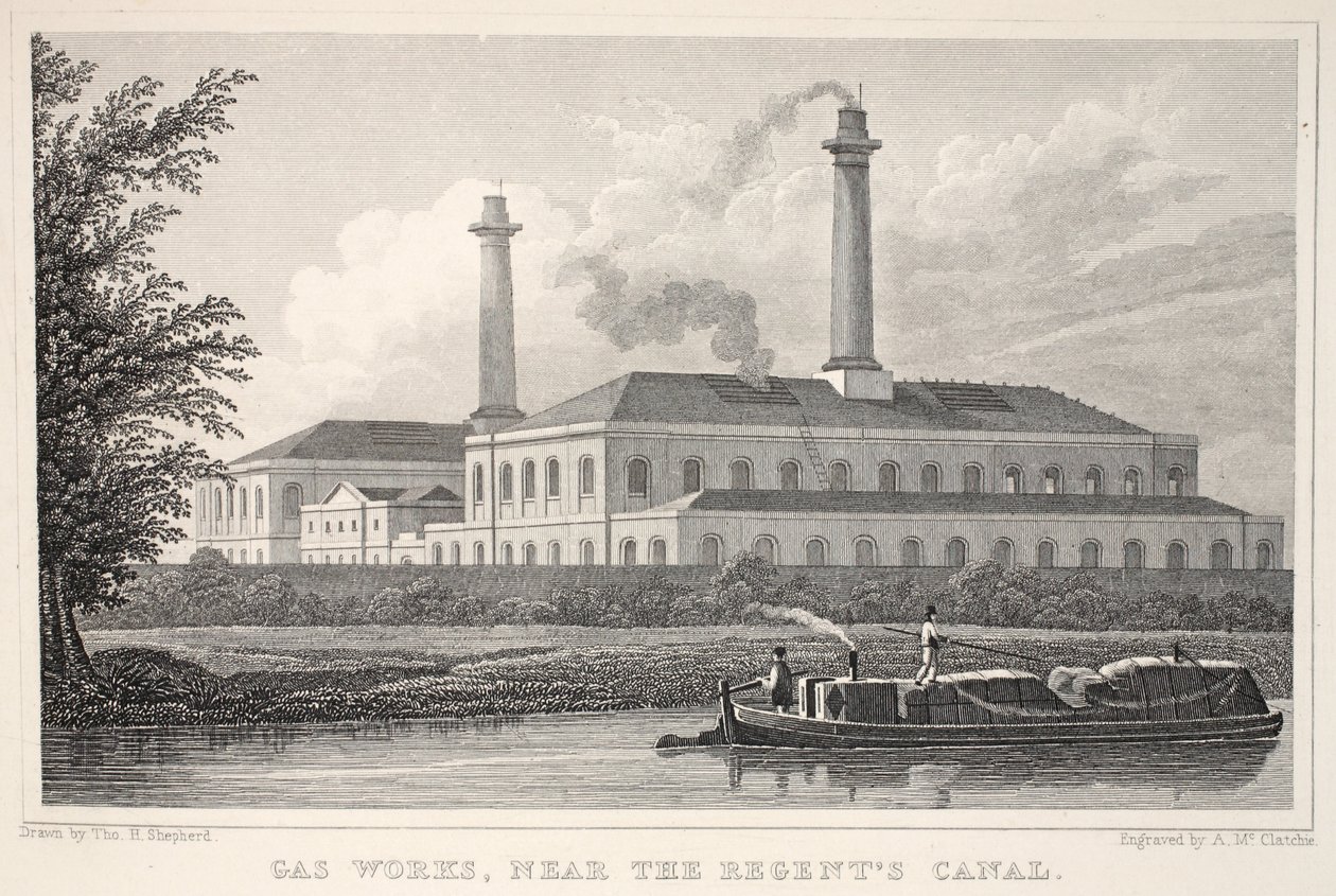 Gas Works, near the Regents Canal, from 