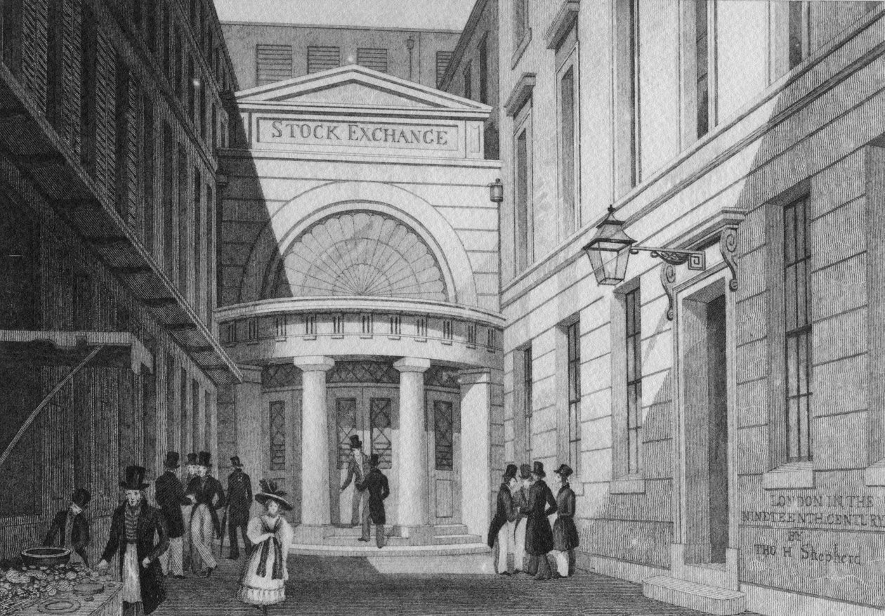 Stock Exchange, London, from 