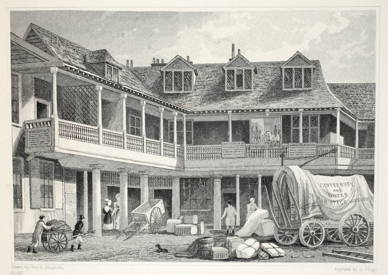 Talbot Inn, Southwark, from 