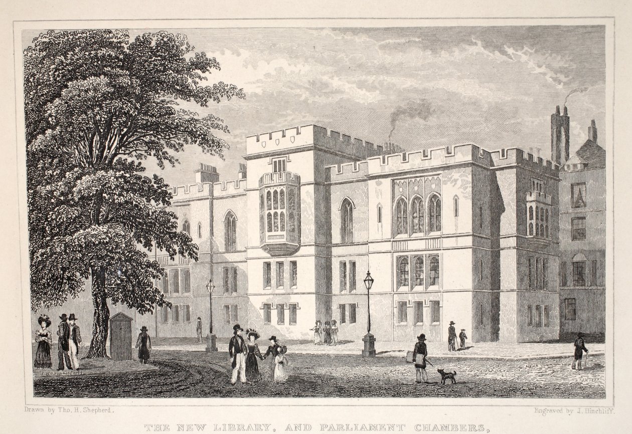 The New Library, and Parliament Chambers, from 