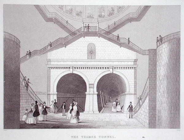 The Thames Tunnel, c.1851-55 by Thomas Hosmer Shepherd