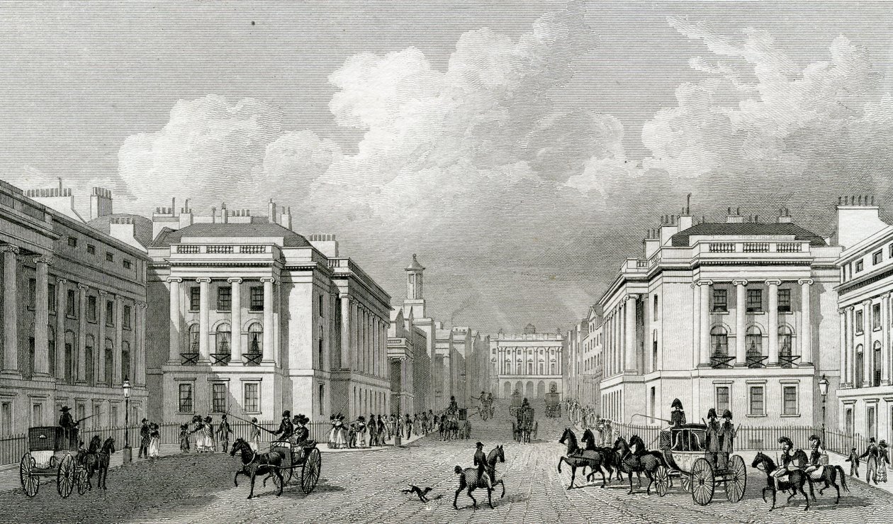 Waterloo Place and Part of Regent Street by Thomas Hosmer Shepherd