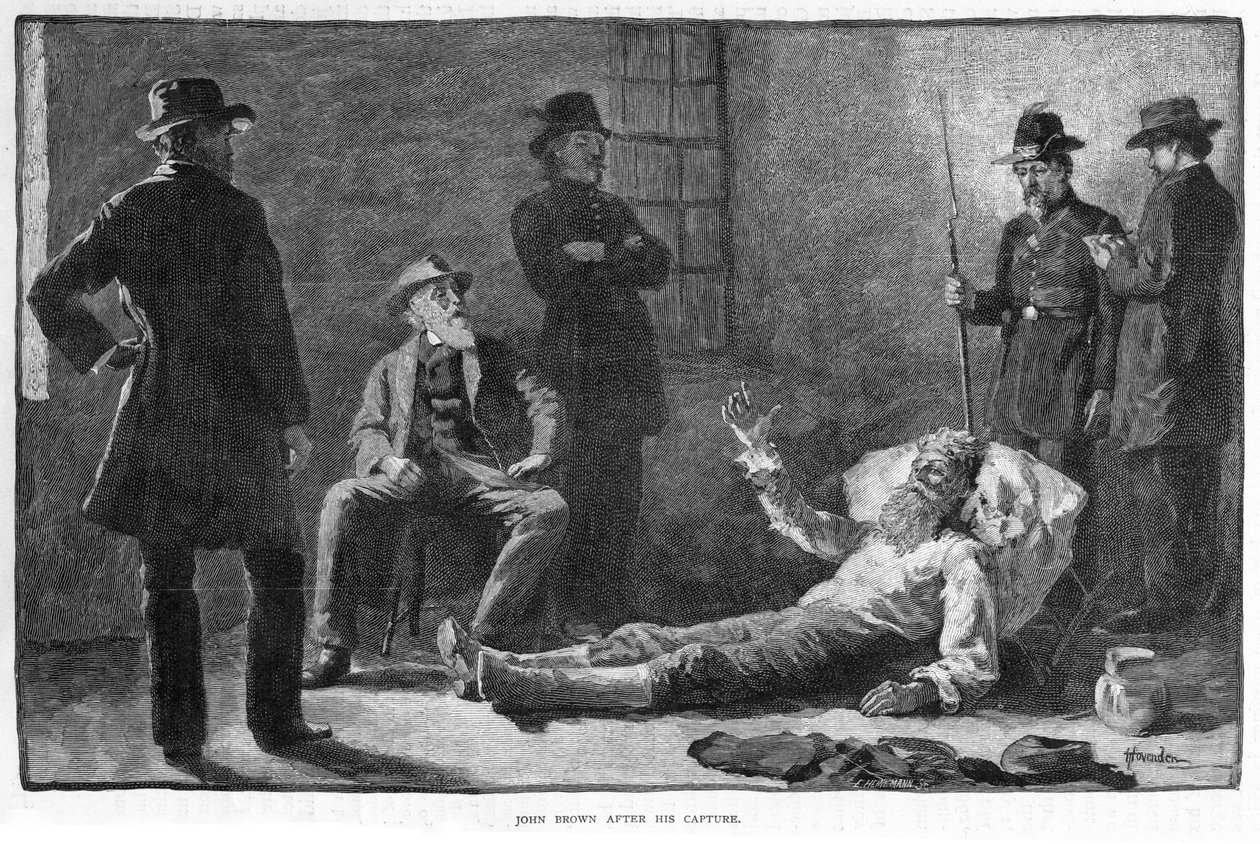 John Brown after his capture, 1859 by Thomas Hovenden
