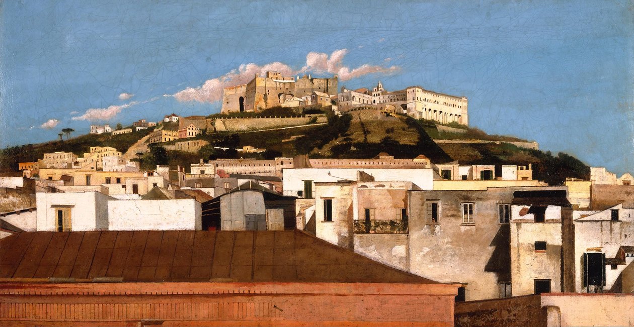 A View of Certosa di San Martino with the Castel Sant